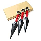  LACKINGONE Naruto tragbare Kunststoff Big Kunai Wurfmesser japanische Dart Ninja Cosplay Zubehör