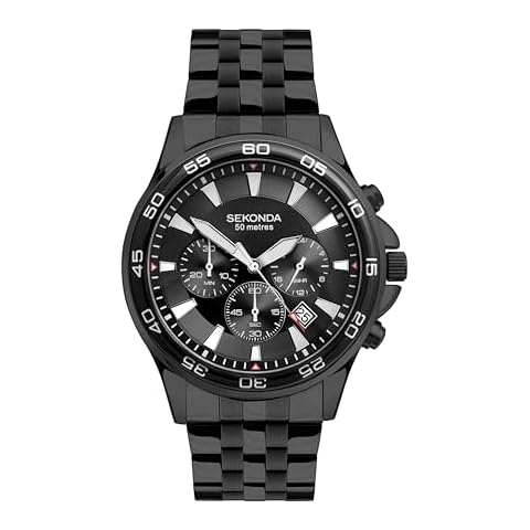 Sekonda Unisex-Adult Quartz Watch with Steel Strap Cover