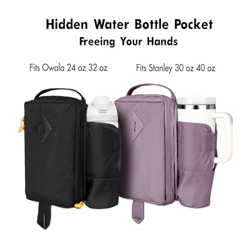 Sling Bag Retro-Modern: Waterproof Crossbody Bag for Women Men - Hidden Water Bottl Pocket for Owala Stanley Cup2