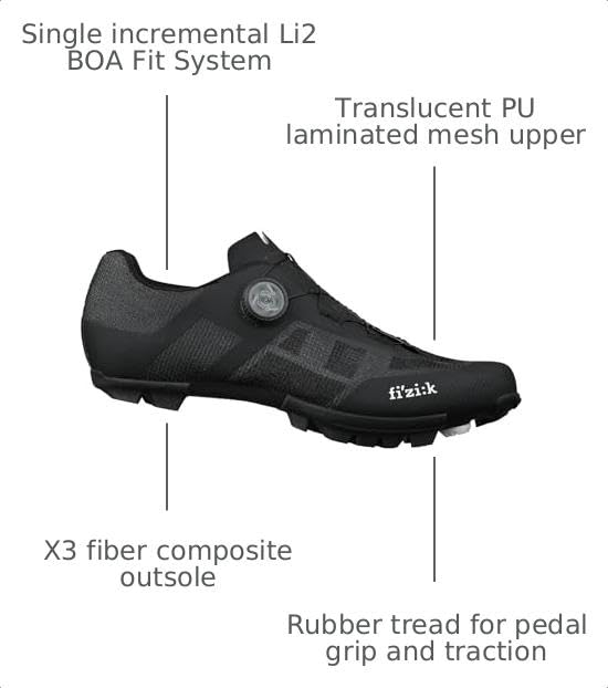 Image of Fizik Unisex Adult Fizik Vento Proxy, Off-Road Carbon Shoes
