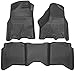 Husky Liners 99001 Black Weatherbeater Front & 2nd Seat Floor Mats Fits 2009-18, 2019 1500 Classic, 2010-18 Dodge Ram 2500/3500 Crew Cab