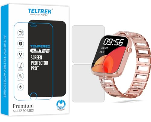 Image of Screen Protector Compatible With Vibez Hype Smartwatch, Full Hydrogel TPU Screen Guard not a Tempered Glass (Pack of 2)