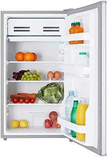 Cookology UCIF93SL Under Counter Freestanding Fridge 47cm wide with chiller box (Silver)