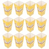 KOCKSHION 50個入り紙製ポップコーンボックス パーティー用スナック容器 映画鑑賞会やイベントに適したコンテナ