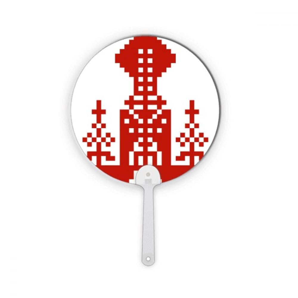 Mosaïque country elements ronds en plastique pour décoration de ventilateur