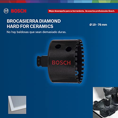 Bosch Professional 1x Diamant-Lochsäge Diamond for Hard Ceramics (für Fliesen, Stein, Ø 64 mm, Zubehör für Schlagbohrer) – Ansicht 5
