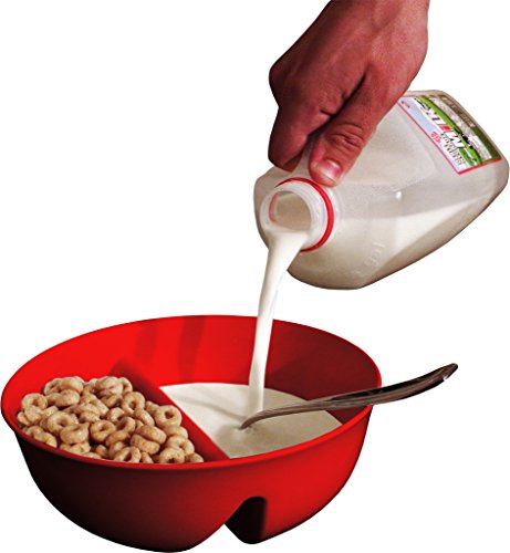 Just Crunch Anti-Soggy Cereal Bowl - Keeps Cereal Fresh & Crunchy | BPA