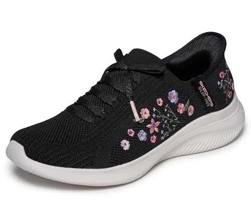 Skechers Ultra Flex 4.0 Sweet Petals basket femme sans lacets anti fatigue plantaire