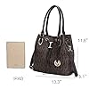 MKF-Collection-Shoulder-Bag-for-Women-PU-Leather-Pocketbook-Top-Handle-Crossbody-Purse-Tote-Satchel-Handbag MKF Collection Shoulder Bag for Women, PU Leather Pocketbook Top-Handle Crossbody Purse Tote Satchel Handbag Chocolate