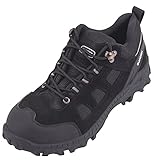  JACKSHIBO Wanderschuhe Herren Damen Verschleißfest Trekkingschuhe Winter Schnürsenkel Leichte Outdoor Schuhe Winterschuhe Schneeschuhe Männer Frauen, Schwarz 42 EU