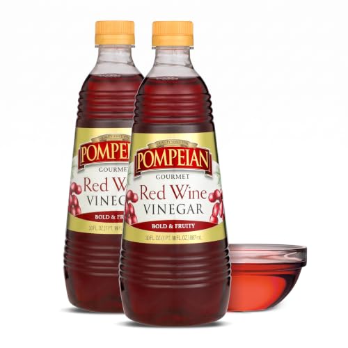 Pompeian Gourmet White Wine Vinegar, 16 Fl Oz (Pack of 1)