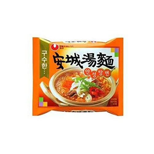 Nong Shim Hot and Spicy Noodle Soup:Ansung Tangmyun 125g packages(pack of 20)