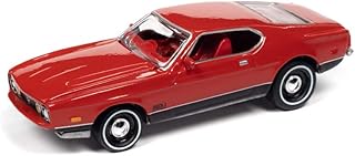 1971 Mach 1 Bright Red with Black Bottom (007) 