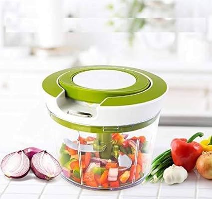 Saffron Enterprise Manual 2 in 1 Handy Smart Chopper for Vegetable/Fruits/Nuts/Onions Chopper Blender Mixer Food Processor