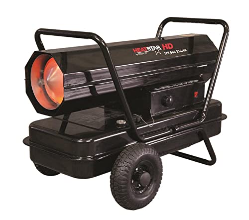 Heatstar By Enerco F170380 Forced Air Kerosene Heater with Thermostat HS210KT, 210K