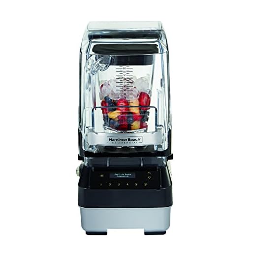 Hamilton Beach Commercial Quantum HBH950-CE - Batidora de vaso (tecnología de motor Endura), color negro y transparente