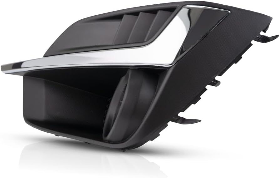KarParts360 For Subaru Impreza 2015 2016 Fog Light Cover Driver Side | Front | Textured Black | Made Of Plastic | With Chrome Trim | Sedan/Wagon | Replacement For SU1038109 | 57731FJ410, 615343566177