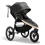 Baby Jogger Summit X3 3-Wheel Jogging Stroller with Hand Brake One-Hand Compact Fold & All-Wheel Suspension, City Royalty