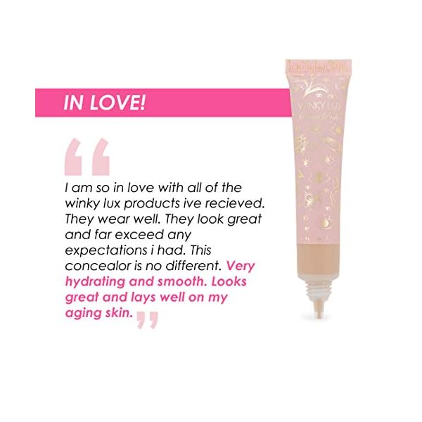 Peeper-Perfect-Under-Eye-Concealer-Light Winky Lux Peeper Perfect Under Eye Concealer, Makeup & Eye Brightener, Full Coverage Concealer for Dark Circles, Color Corrector & Eye Primer, With Collagen, Hyaluronic Acid & Vitamin E (Light)