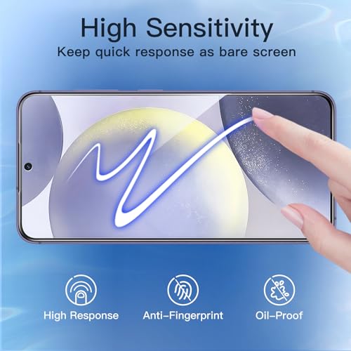 Image of JETech Privacy Tempered Glass Screen Protector Guard for Samsung Galaxy S24+ / S24 Plus 5G with Camera Lens Protector, Anti-Spy, Fingerprint ID Compatible, 2-Pack Each