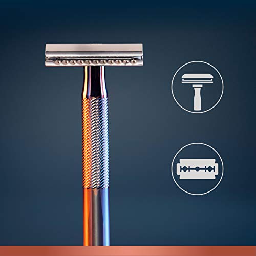 King C. Gillette Double Edge Safety Razor Blades; Doppelklingen für Rasierhobel für Männer, 10 Rasierklingen… – Ansicht 4