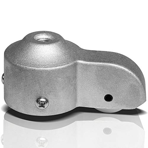 Anley Authentic FlagPole Truck with Nylon Pulley - Sliver Cast Aluminum Body - Heavy Duty Flag Pole Halyard Stationary Truck - Fit Standard American Flag Poles Range from 1.5" - 2" Diameter