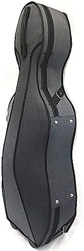 New 4/4 Gray Color Cello Foamed Case with Two wheels/Extra one Rosin