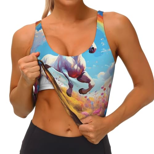 Womens Cozy Sports Bras U-Shaped Back Athletic Tank Sportswear for Sports4