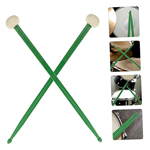 Levemolo baquetas dobles de nylon color verde oscuro miniatura 7