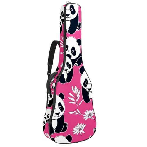 Sac de transport étanche avec rangement et poches pour guitare folk
