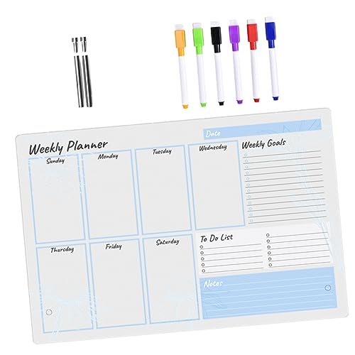 Tableau acrylique mémo pour organiser l'agenda de la maison au quotidien