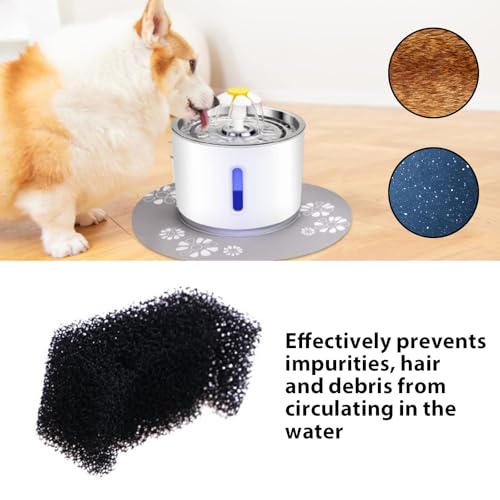 GVSS 10 x Foam Filter Sponge for Cat Water Fountain Cat Water Fountain Foam Filter for Dogs Filter Sponge for Pet Water Dispenser U Shape - Image 4