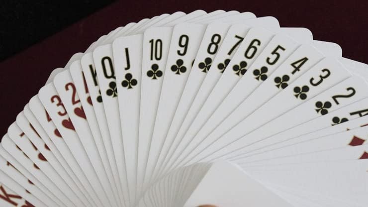 MJM Oath Standard (Burgundy) Playing Cards by Lotrek