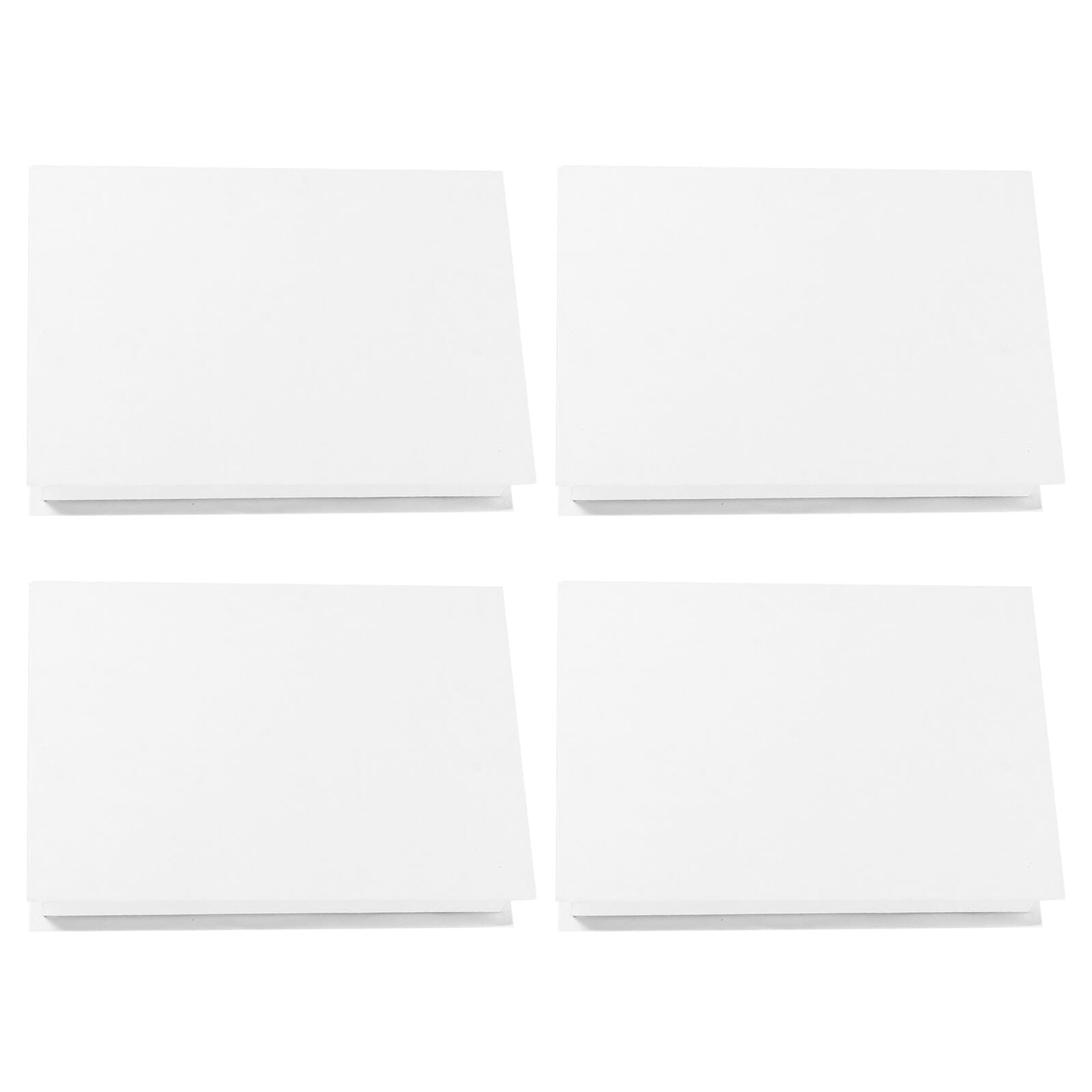 Livres de décoration blancs Gatuida pour cacher le désordre du bureau