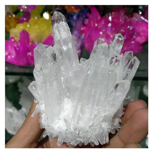 Apophyllite quartz stilbite SOYDAN | Solution minérale pour décorer un bureau vide
