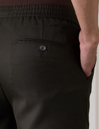 Image of Amazon Brand - Symbol Men Relaxed Smart Casual Trouser (Fully Elasticated Waistband | Polyester Blend | Pants)