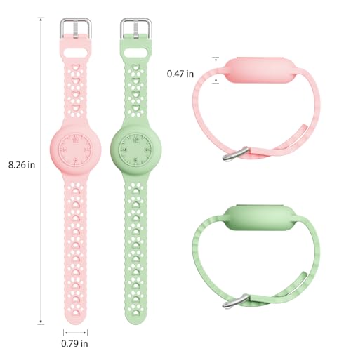 Compatible with AirTag Wristband for Kids Air Tag Bracelet Holder - Image 3
