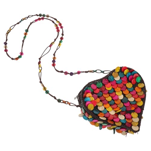 Sac à main style ethnique en coquille de noix travail artisanal