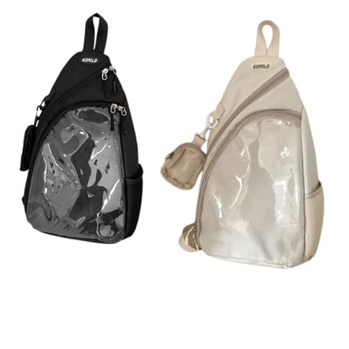 Kawaii backpack cute shoulder bag, crossbody bag backpack fashionable and chic bag (multi-color) (A-3)