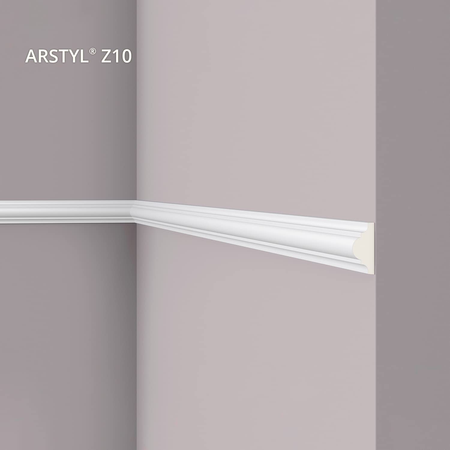 Z10 ARSTYL Listwa ścienna - 50 szt. (100 m) - 38 x 18 x 2000 mm - NOËL & MARQUET - marka NMC - poliuretan