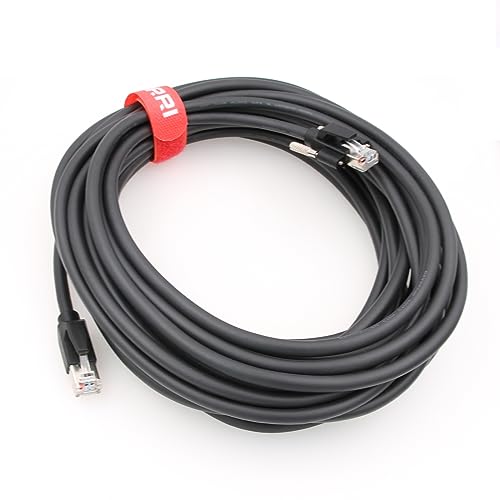 Cable de datos GigE Cat 6 S/STP con tornillos de bloqueo RJ-45 miniatura 4