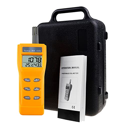 Tekcoplus COTK-57 Co2 Meter Portable Co2 Detector Digital Co2 Monitor With Alarm Function Carbon Dioxide Temperature And Humidity Meter thumb #6