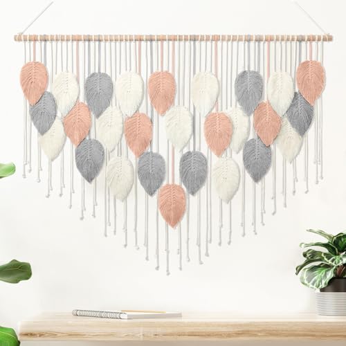 Alynsehom Large Macrame Wall Hanging, Boho Woven Tapestry, Chic Modern