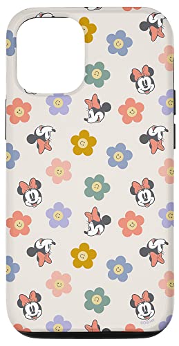 Coque iPhone 12 / 12 Pro Disney Minnie Mouse fleurs de printemps