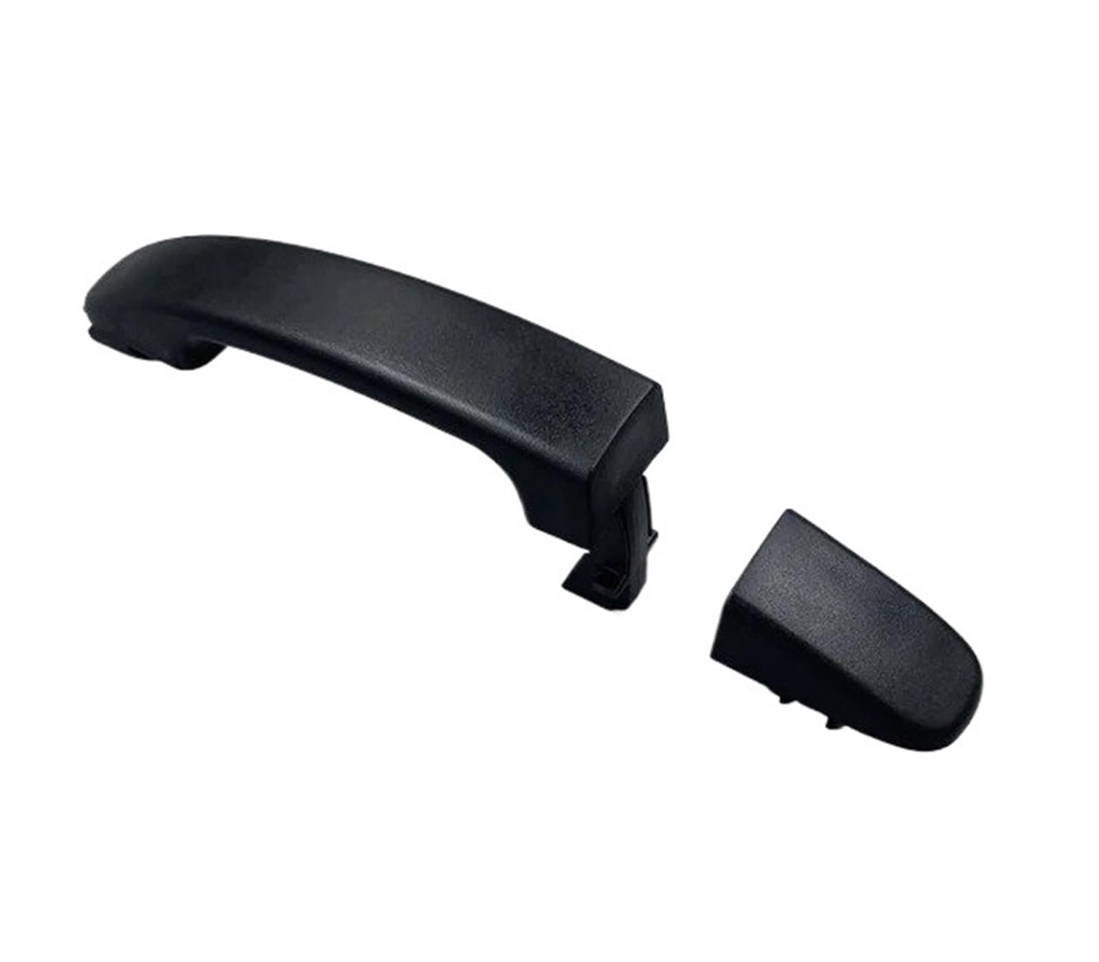 Pacsci Handle And No Hole Car Outer Door Handle For Ranger T6 T7 For Mazda Bt50 2012-2019 Door Outer Handle Texture Black(Handle And No Hole)