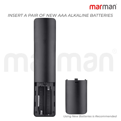 Image of marman Compatible with Bluetooth Remote Control for Mi Android Box, Mi Stick, 4K HDR, with Google Assistant, Voice Command, Netflix & Prime Video Streaming App Hotkeys - Pairing Must !