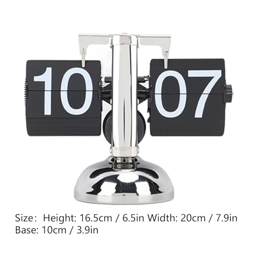 Reloj de tapa retro abatible de 24 horas para decorar la oficina 3