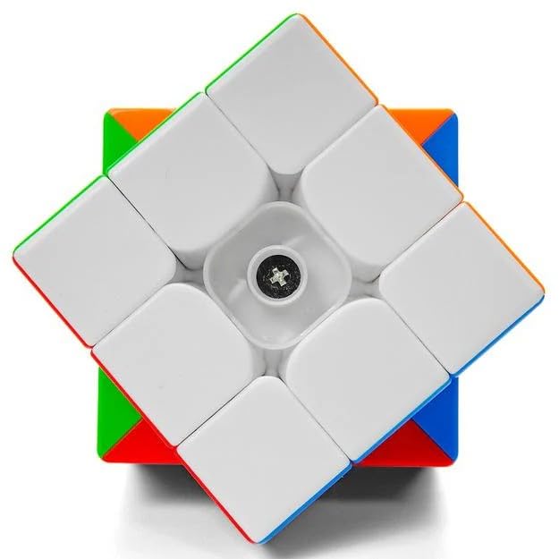 Image of QiYi Warrior M 3x3 Magnetic Stickerless Speed Cube - Smooth Turning Puzzle with Factory Magnets, Anti-Stick Design & Durable Frosted Surface - 56mm Lightweight 3x3x3 for Beginners & Practice