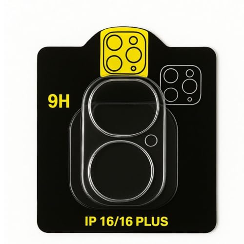 Película Protetora para Câmera iPhone 16, iPhone 16 Plus, Proteção de Lente Transparente