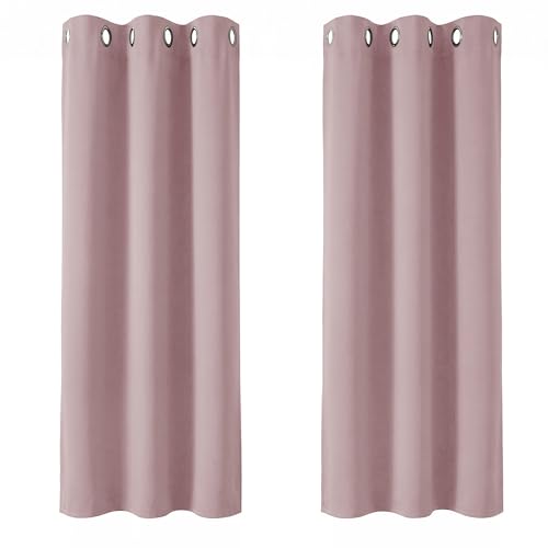 Deconovo Rideau Occultant Thermiques Anti Froid, Double Rideau Isolant Anti-Bruit, Économie...